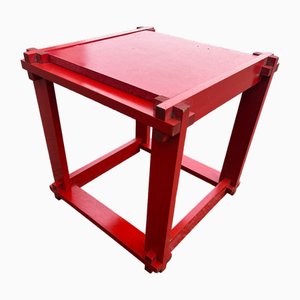 Table Basse Rouge, 1980s