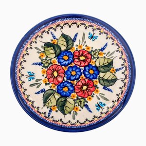 Ceramic Dessert Plate by Ceramika Boleslawiec, Set of 4