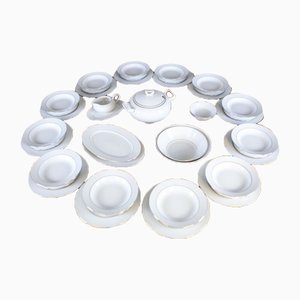 Yvonne 12-Person Dinner Service by Ćmielów, Set of 45