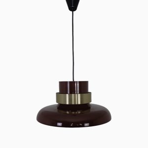 Lamella Ceiling Lamp by Carl Thore for Granhaga Metallindustri, Sweden, 1960s