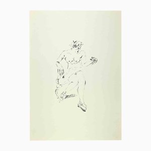 Filippo De Pisis, The Posing Nude, Lithograph, 1960s