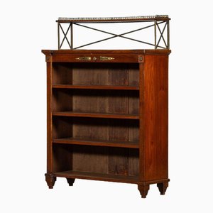 Französisches Empire Bücherregal aus Mahagoni, 1890er