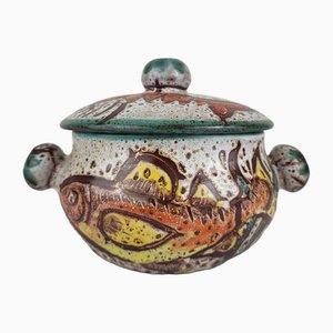 Ceramic Tureen from Vallauris, France, 1970s