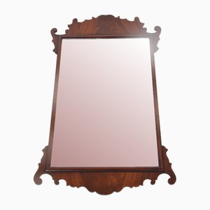 Antique Danish Style Mahogany Mirror, 1820s