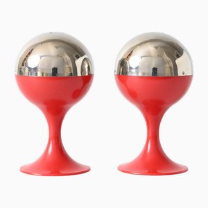 Space Age Salz- und Pfefferstreuer von Quist, 1970er, 2er Set