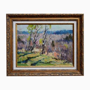 Edgars Vinters, Early Autumn Mood, 1990, Oil on Board
