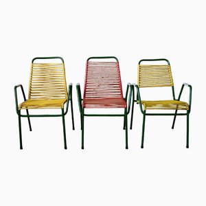 French Garden Armchairs, Set of 3