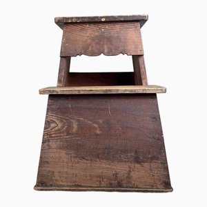 Minimalist Fumidai Step Stool, Japan, 1920s