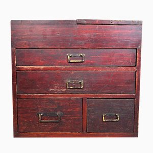 Antique Japanese Sewing Cabinet, 1920s