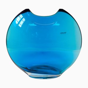 Jarrón grande de cristal de Murano de Mazzega, años 80