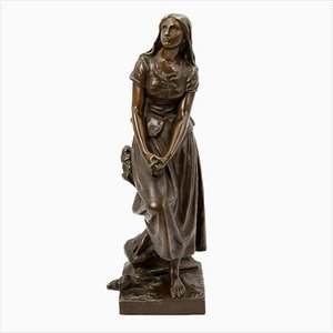 Eugène Laurent, Joan of Arc, 1880, Bronze