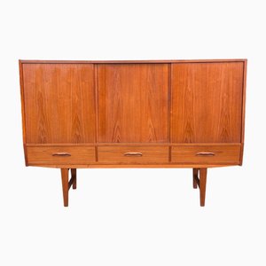 Mid-Century Danish Sideboard with Drawers and Bar Section, 1960s