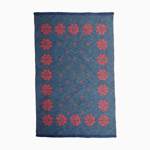 Tappeto Röllakan double face flatweave, Svezia, anni '50