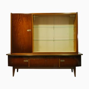 Mid-Century Highboard with Display Cabinet, Germany, 1968