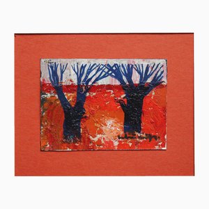 Laimdots Murnieks, Sunrise, 1990, Oil on Cardboard