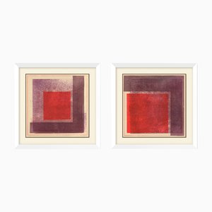 Robert Schwarz, For Malevich, 1990, Lithographs, Set of 2
