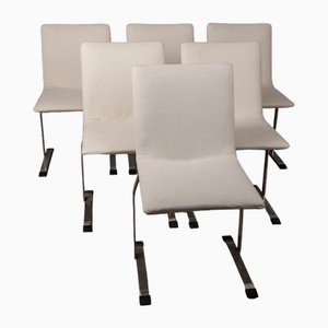 Vintage Dining Chairs Mod. Inaly by Giovanni Offredi for Saporiti, 1970s, Set of 6
