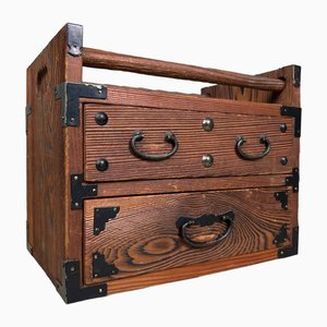 Showa Yakusugi Jewelry Chest, Japan, 1970s