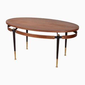 Italienischer Vintage Couchtisch aus Holz, 1960er