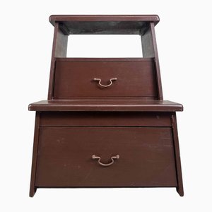 Fumidai with Drawers, Wooden Step Stool, Shōwa Period, Japan., 1970s