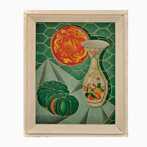 Denis Mitchell, Still Life, Oil Painting, 1944, Framed