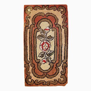 Antiker Amerikanischer Handgeknüpfter Teppich, 1900er