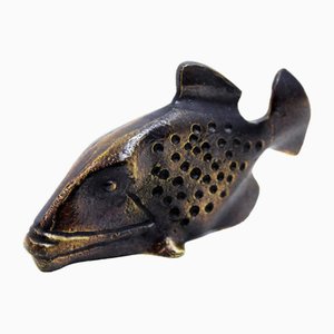 Castex Fish Figurine in Bronze, 1960s