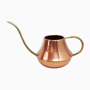 Vintage Brass and Copper Watering Can, France, 1960s
