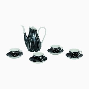 Set da caffè vintage di Zakłady Porcelany, anni '60, set di 9