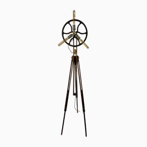Lampada da terra tipo Steampunk