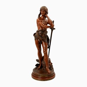 Henri Honoré Plé, El David victorioso, 1890, Bronce