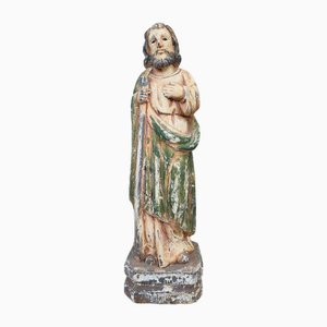 Moses Figure in Limewood, 1890s