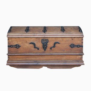 18th Century Baroque German Round-Lidded Chest, 1798