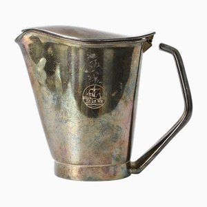 Crémier Plaqué Argent par Wilhelm Wagenfeld pour WMF, 1950s