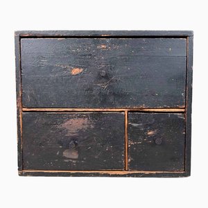 Mueble con cajones japonés antiguo, década de 1890