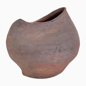 Vaso vintage in terracotta, Francia, anni '60