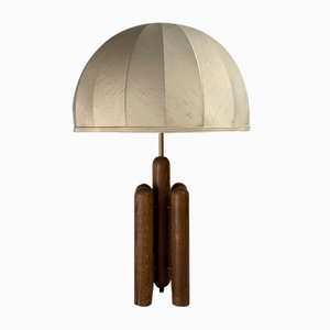 Mid-Century Organic Sculptural Model 5590 Mushroom Table Lamp attributed to Temde Leuchten