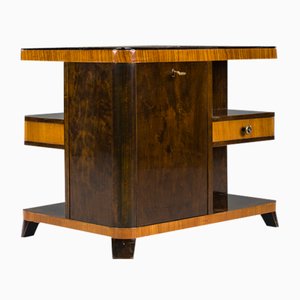 Art Deco Bar Cabinet with Inlays, 1930s