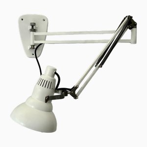 Skandinavische Moderne Industrielle Wandlampe von Bröderna Malmströms Metallvarufabrik, 1950er