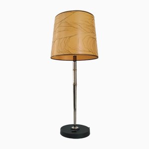 Französische Mid-Century Tischlampe aus Messing & Stahl von Arlus, 1950er