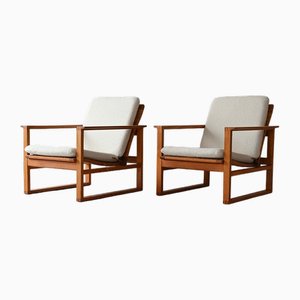 Set of Vintage Armchairs by Börge Mogensen, 1960s