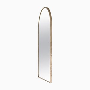 Large Mirror in Nickel-Plated Steel, 1950s