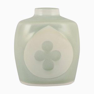 Ceramic Vase in Celadon Glaze by Nils Thorsson for Royal Copenhagen, 1930s