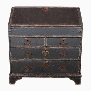 English Painted Secretaire, 18th Century