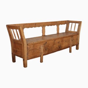 19th Century Swedish Pine Settle