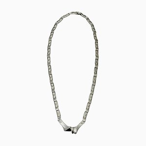 Silver Necklace attributed to Björn Weckström for Lapponia, 1960s