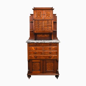 Viktorianischer Zahnarzt Schrank aus Wurzelholz, 1850