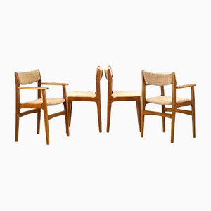 Vintage Esszimmerstühle von Erik Buch, 4er Set