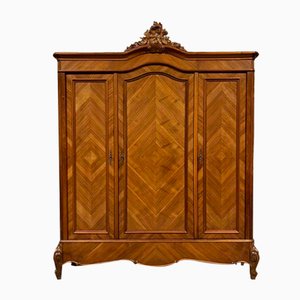 Rococo Style 3-Door Wardrobe, 1900