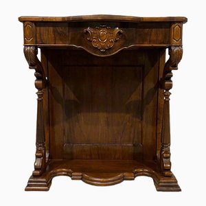 Antique Louis Philippe Console Table in Walnut